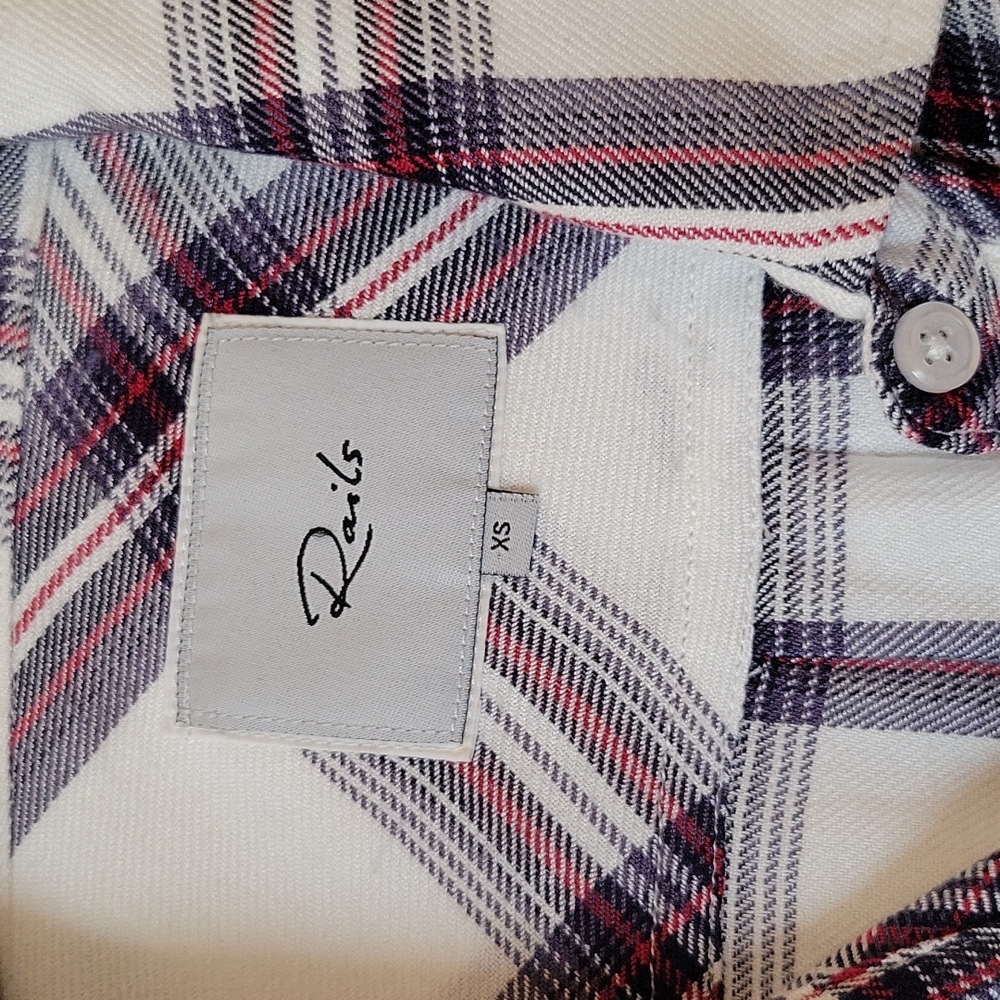 Rails Hunter Button Front Plaid - image 3